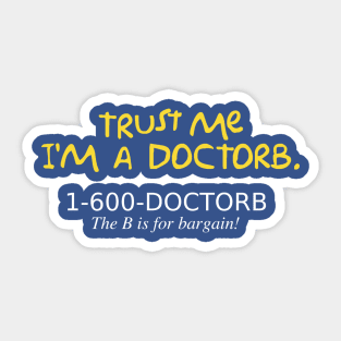 1-600-Doctorb Sticker